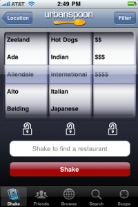 Can't decide between the multiplicity of Thai choices in Allendale, MI?  Given UrbanSpoon a shake and it will make the choice for you.  ;-)